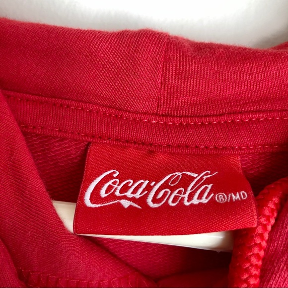 Cropped Classic Coca~Cola Hoodie NWOT - Picture 6 of 14